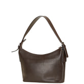 バーバリー ノバチェック ワンショルダーバッグ ブラウン レザー レディース BURBERRY 【中古】